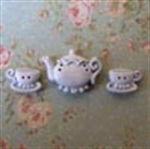 Picture of Teapot & Two Cups Blue