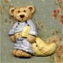 Picture of PJ Bear Yellow Blanket