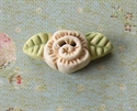 Picture of Mini Rose with Leaves - Cream