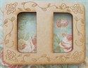 Picture of Wooden Floral Rectangle Buckle