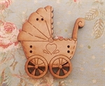 Picture of Wooden Baby Pram